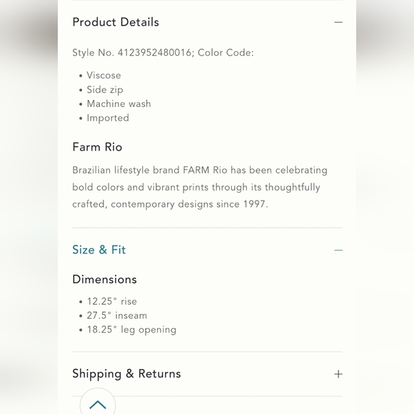 Farm Rio Pants - Picture 5 of 8